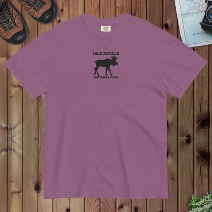 Isle Royale National Park Embroidered Premium T-shirt - Parks Apparel
