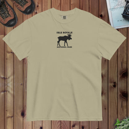 Isle Royale National Park Embroidered Premium T-shirt - Parks Apparel