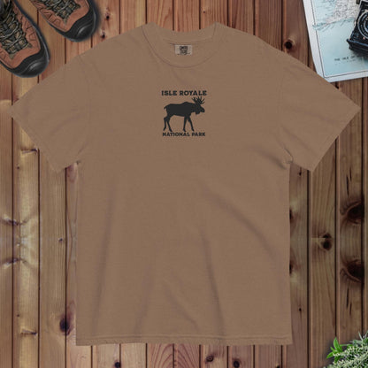Isle Royale National Park Embroidered Premium T-shirt - Parks Apparel