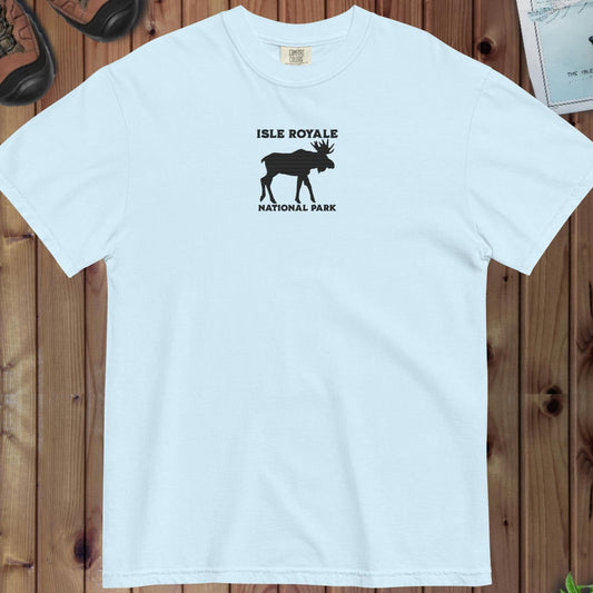 Isle Royale National Park Embroidered Premium T-shirt - Parks Apparel