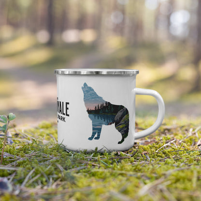 Isle Royale National Park wolf camp mug alternate product view