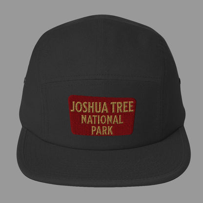 Joshua Tree National Park 5-panel hat shown in lifestyle or modeled setting
