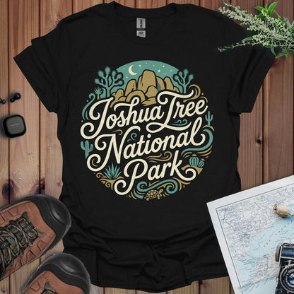 Joshua Tree National Park curved graphic t-shirt alternate apparel color or product angle
