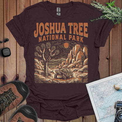 Joshua Tree National Park desert tortoise graphic t-shirt primary product view