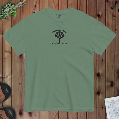 Joshua Tree National Park premium embroidered t-shirt detail or alternate product view