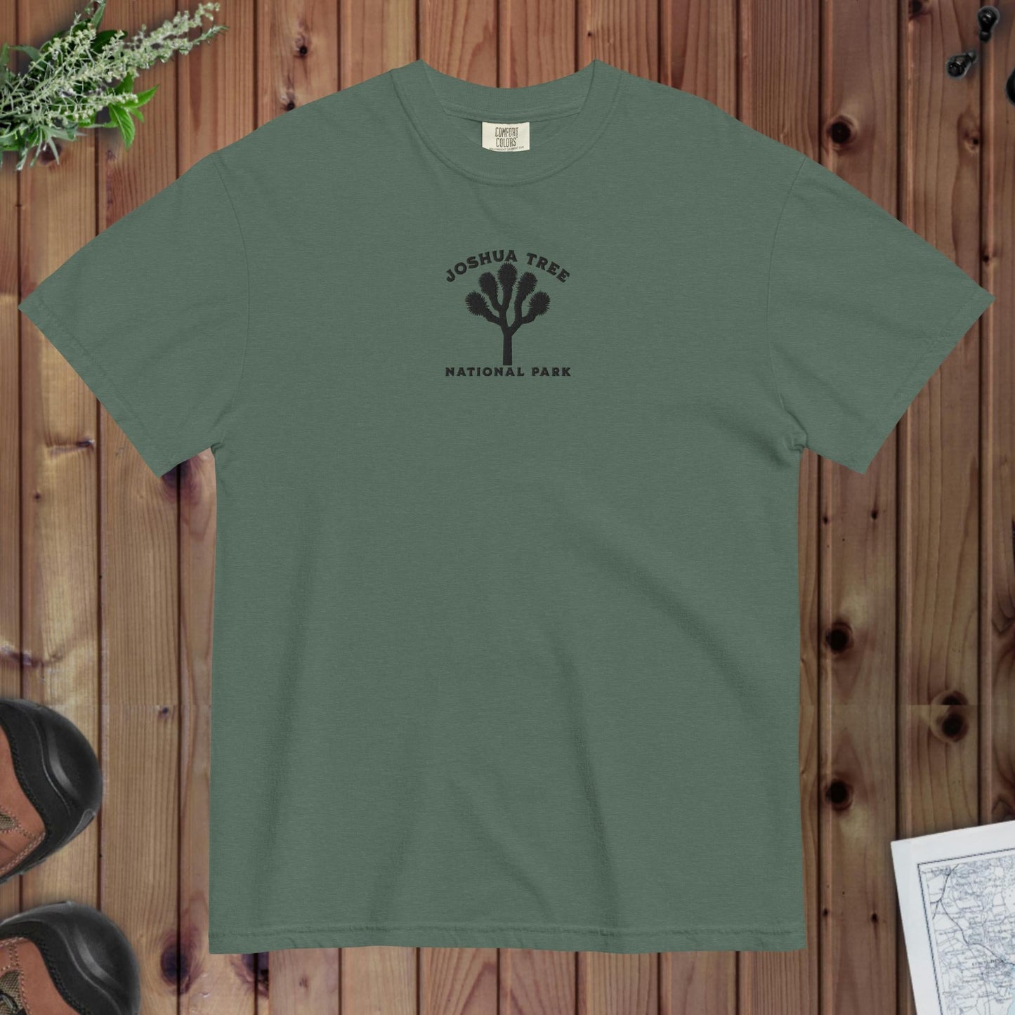 Joshua Tree National Park Premium Embroidered T-shirt - Parks ApparelT-Shirt