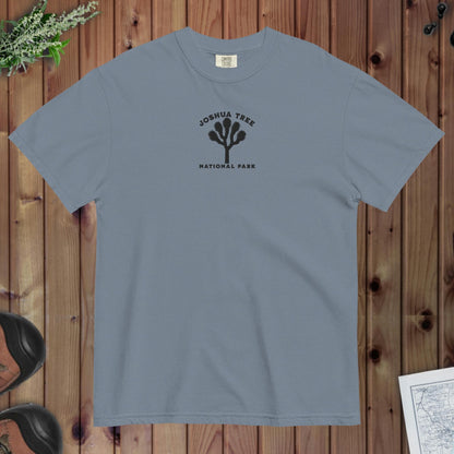 Joshua Tree National Park premium embroidered t-shirt shown in lifestyle or modeled setting