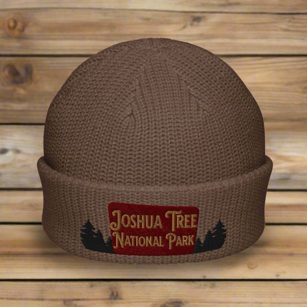 Joshua Tree National Park Sign Embroidered Beanie - Parks Apparelhat
