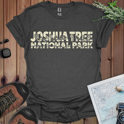 Joshua Tree National Park silhouette graphic t-shirt alternate apparel color or product angle