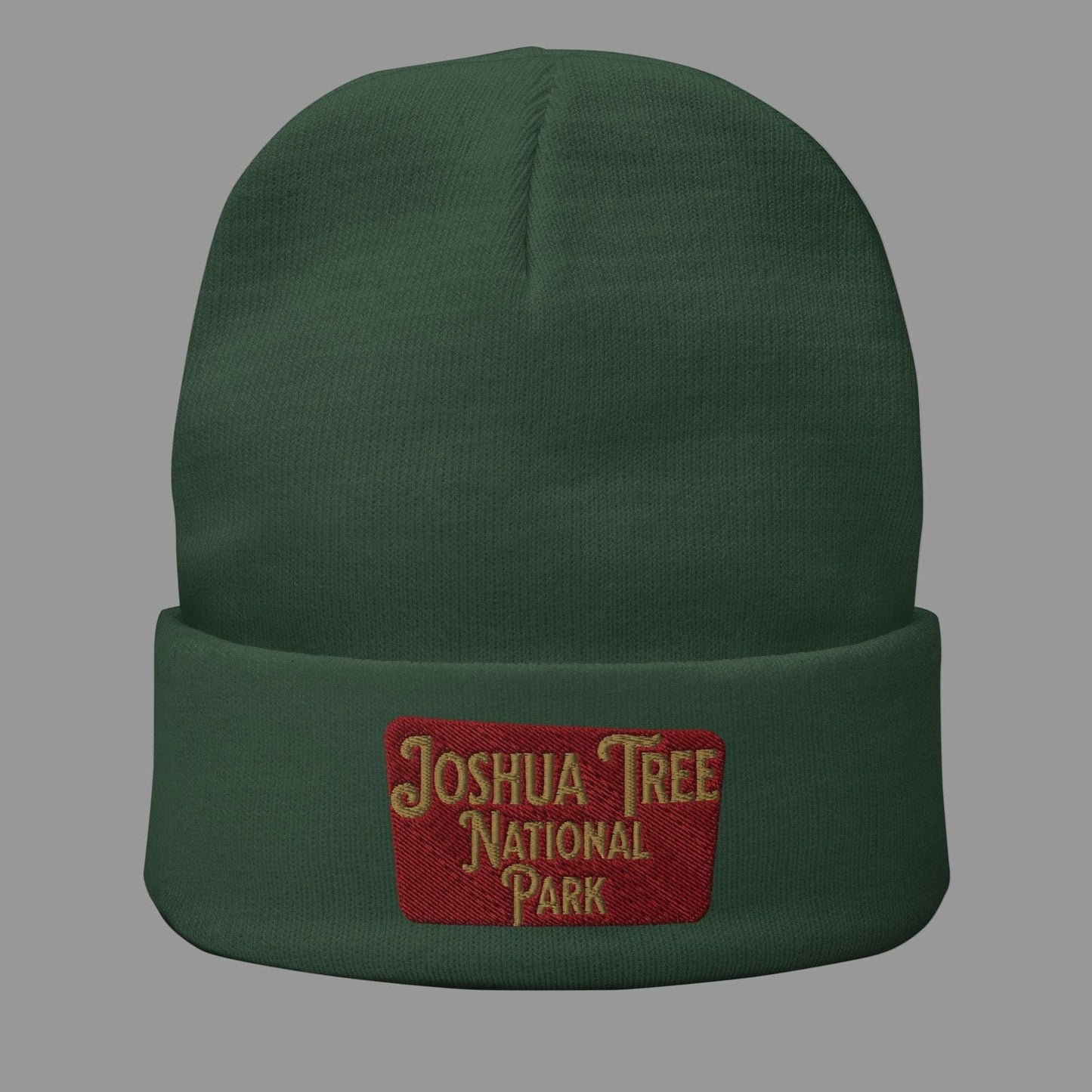 Joshua Tree Sign Embroidered Beanie - Parks Apparel