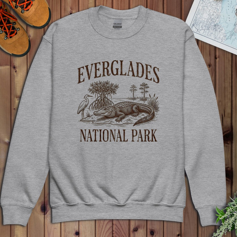 Untitled Project - Standard (4) National Park Youth Sweatshirt in Athletic Heather