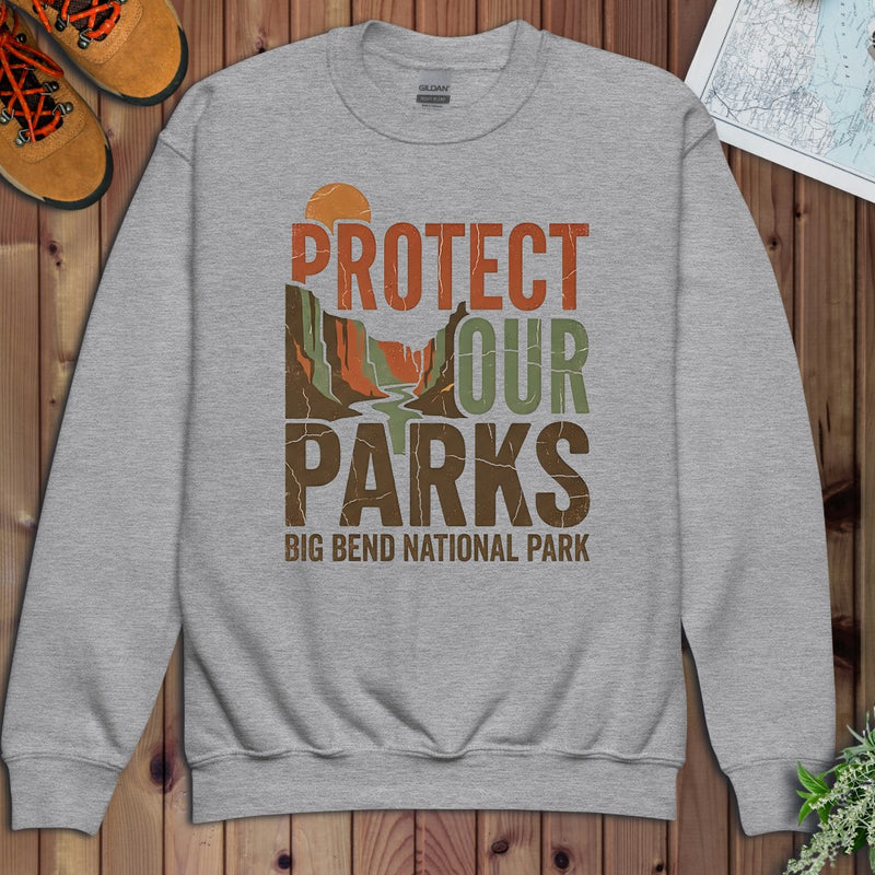Untitled Project - T-Shirt (9) National Park Youth Sweatshirt in Athletic Heather