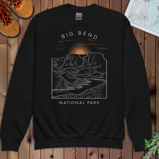 Everglades National Park Youth Sweatshirt in Black