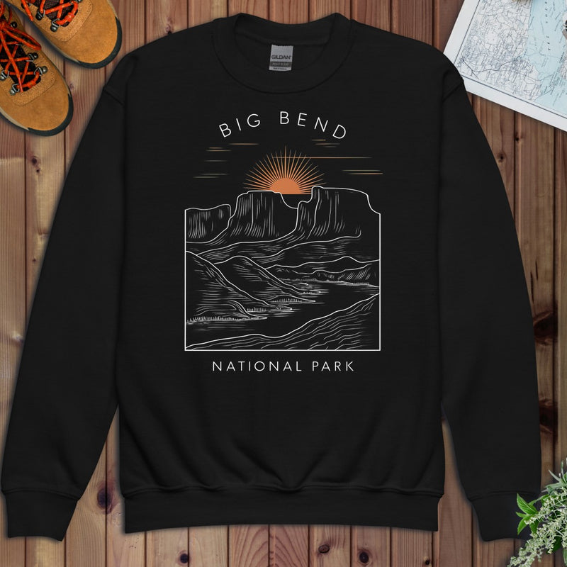 Everglades National Park Youth Sweatshirt in Black