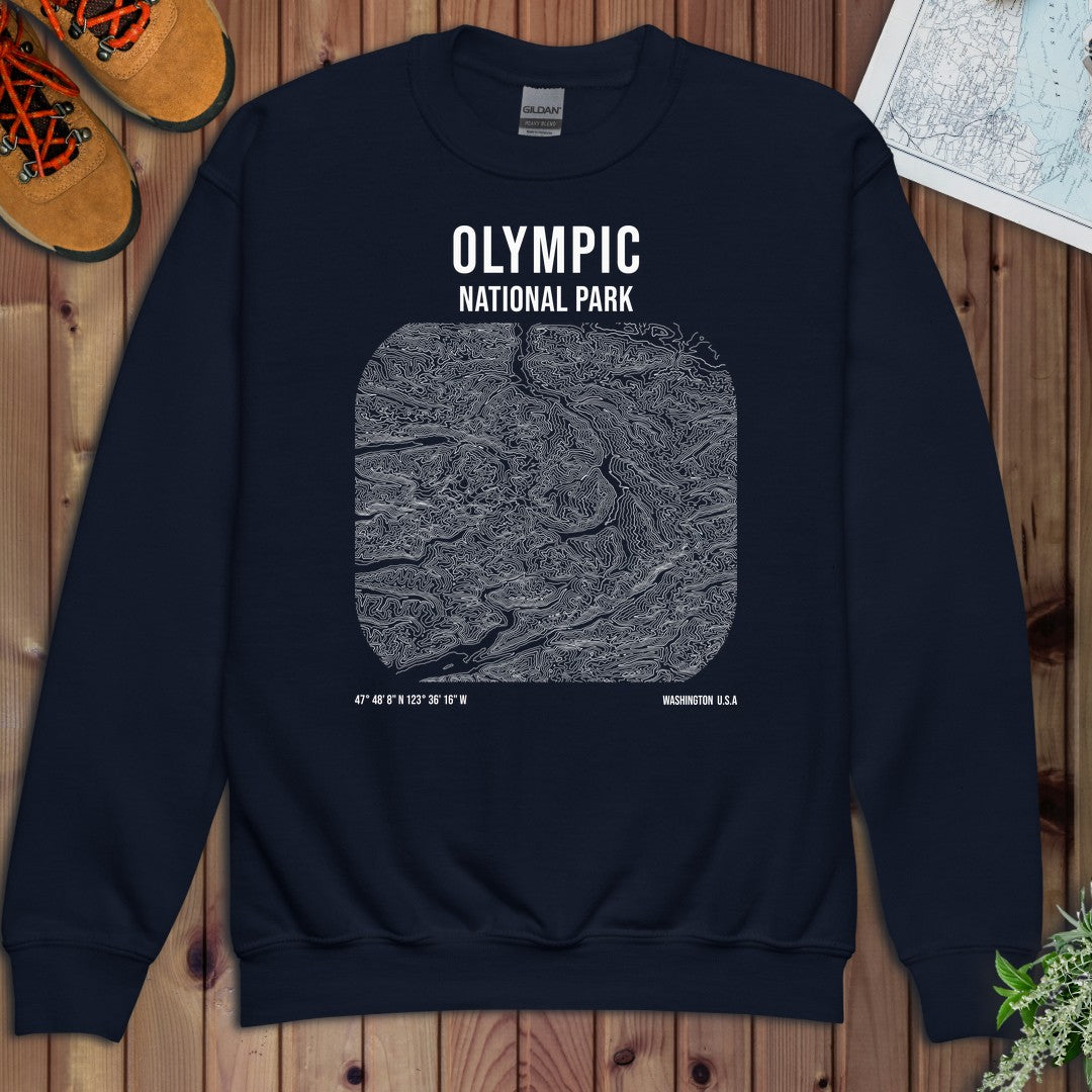 Untitled Project (Copy) - T-Shirt Design 28 Juli (Copy) (Copy) (Copy) (Copy) (Copy) (Copy) 8 (7) National Park Youth Sweatshirt in Navy