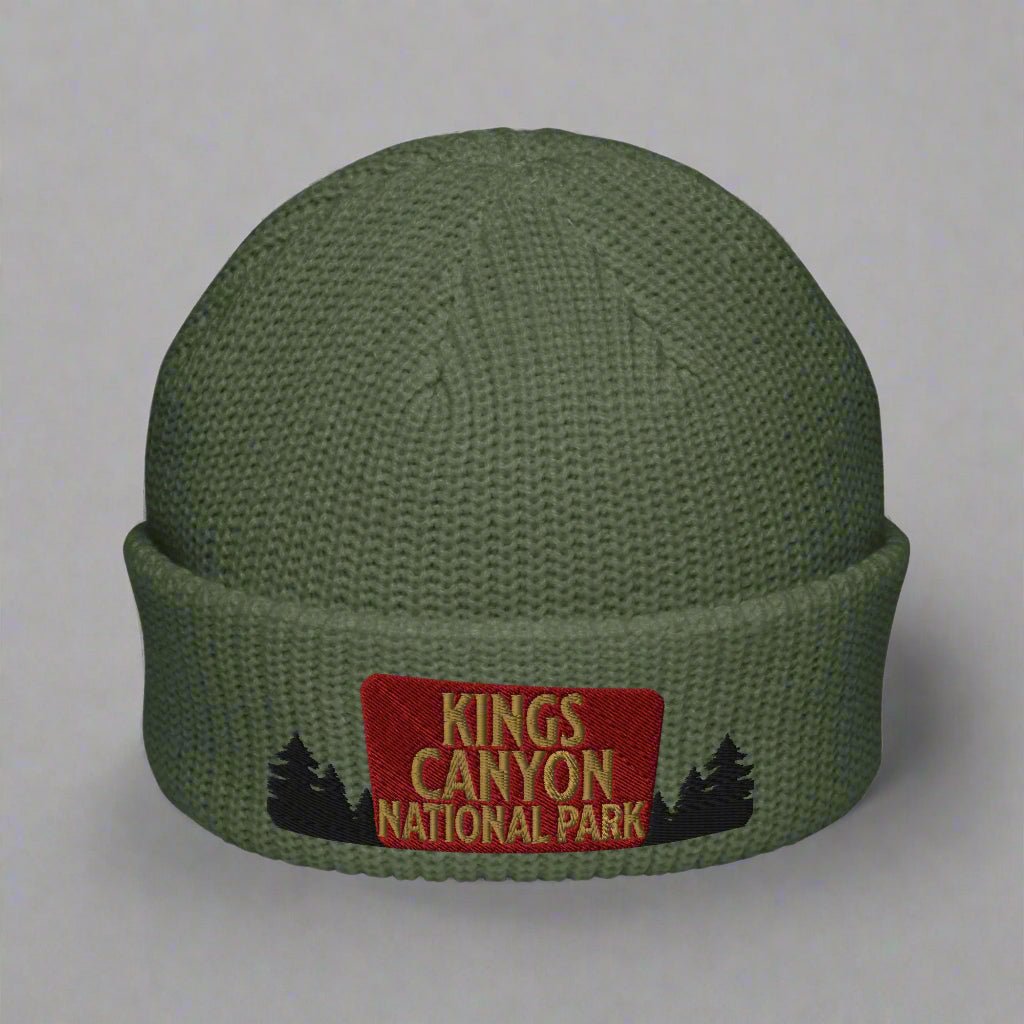 Kings Canyon National Park Embroidered Beanie - Parks Apparelhat