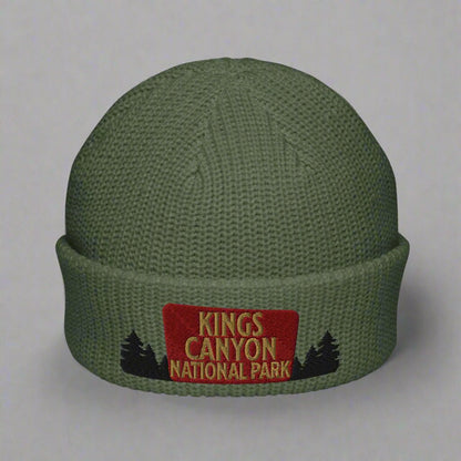 Kings Canyon National Park Embroidered Beanie - Parks Apparelhat