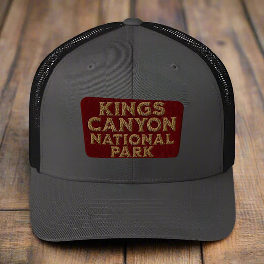 Kings Canyon National Park embroidered trucker hat primary product view