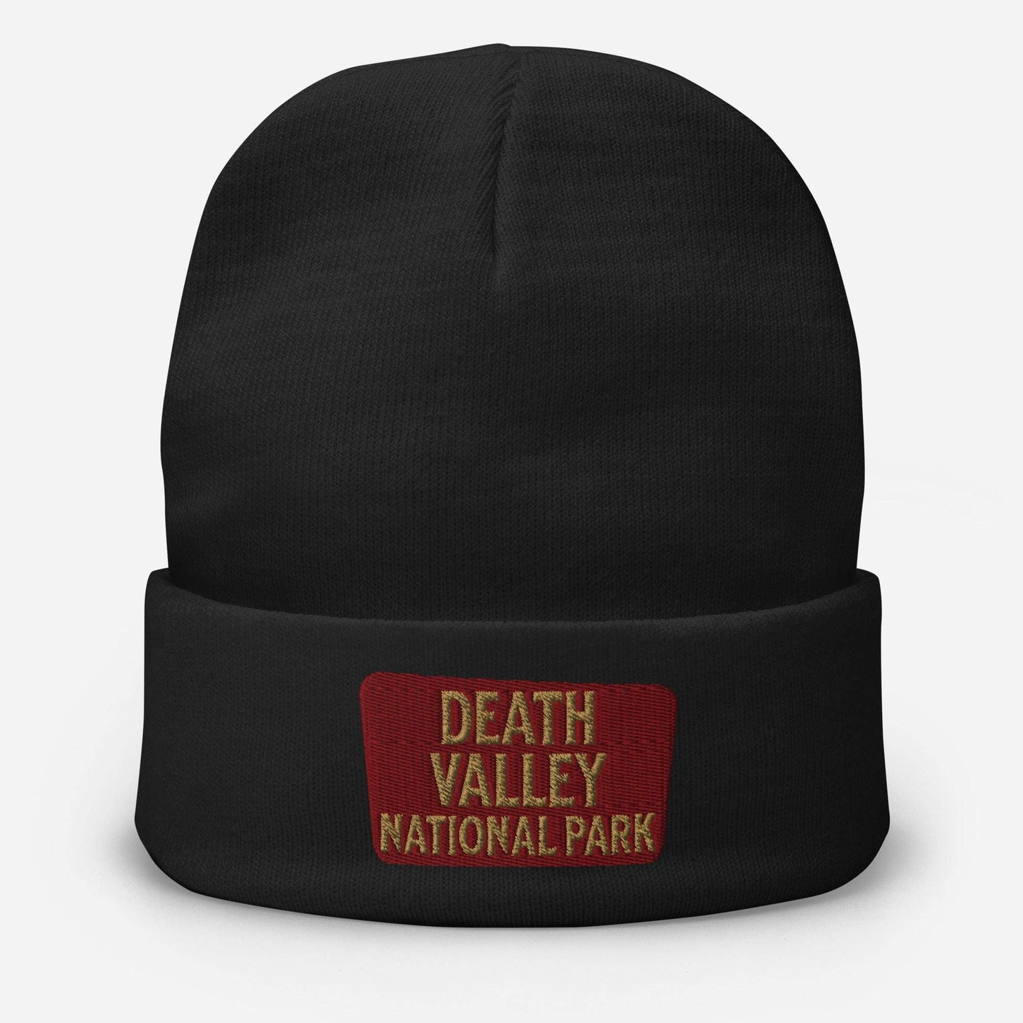 Death Valley Embroidered Beanie Park Service Apparel Black