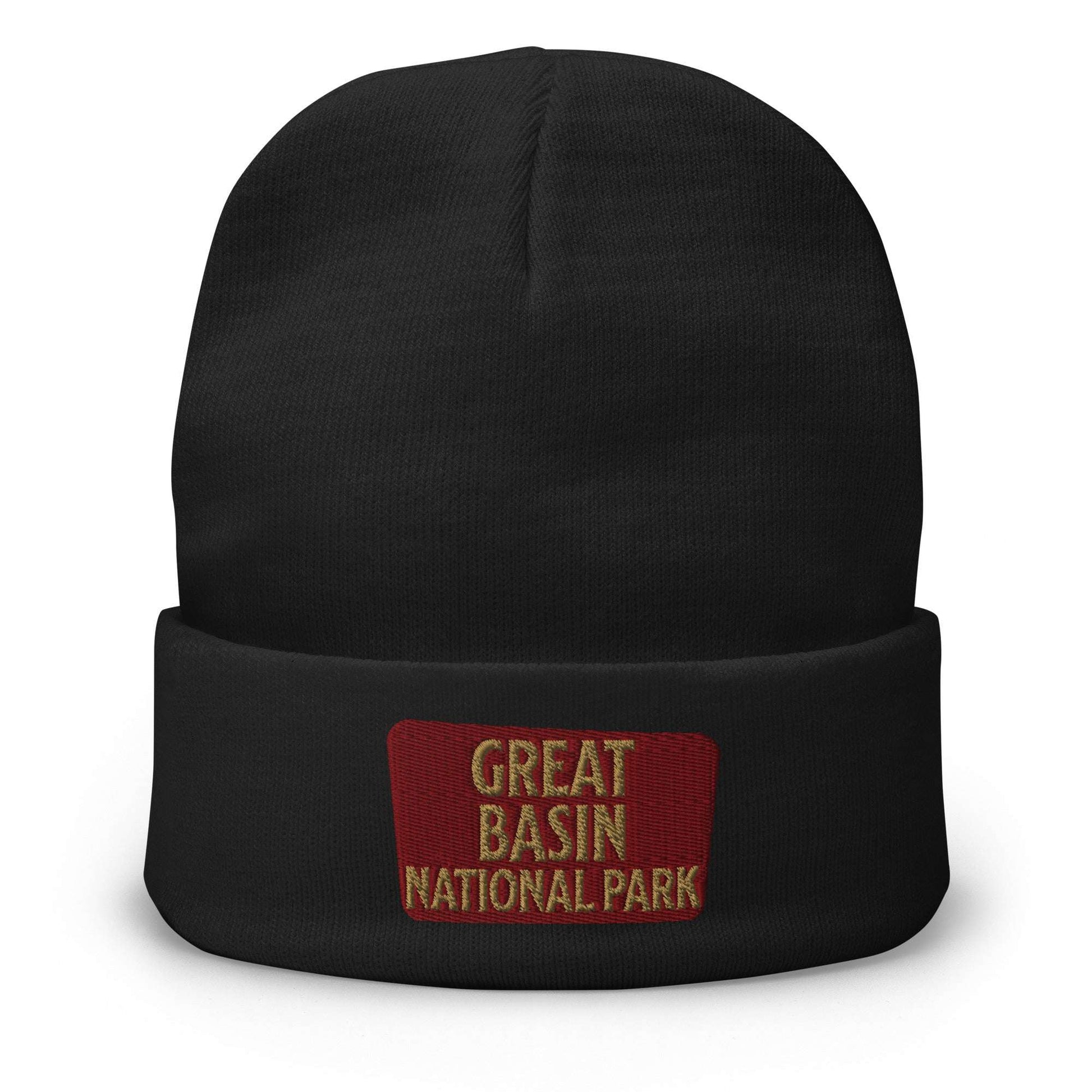 Great Basin Embroidered Beanie hat Park Service Apparel Black