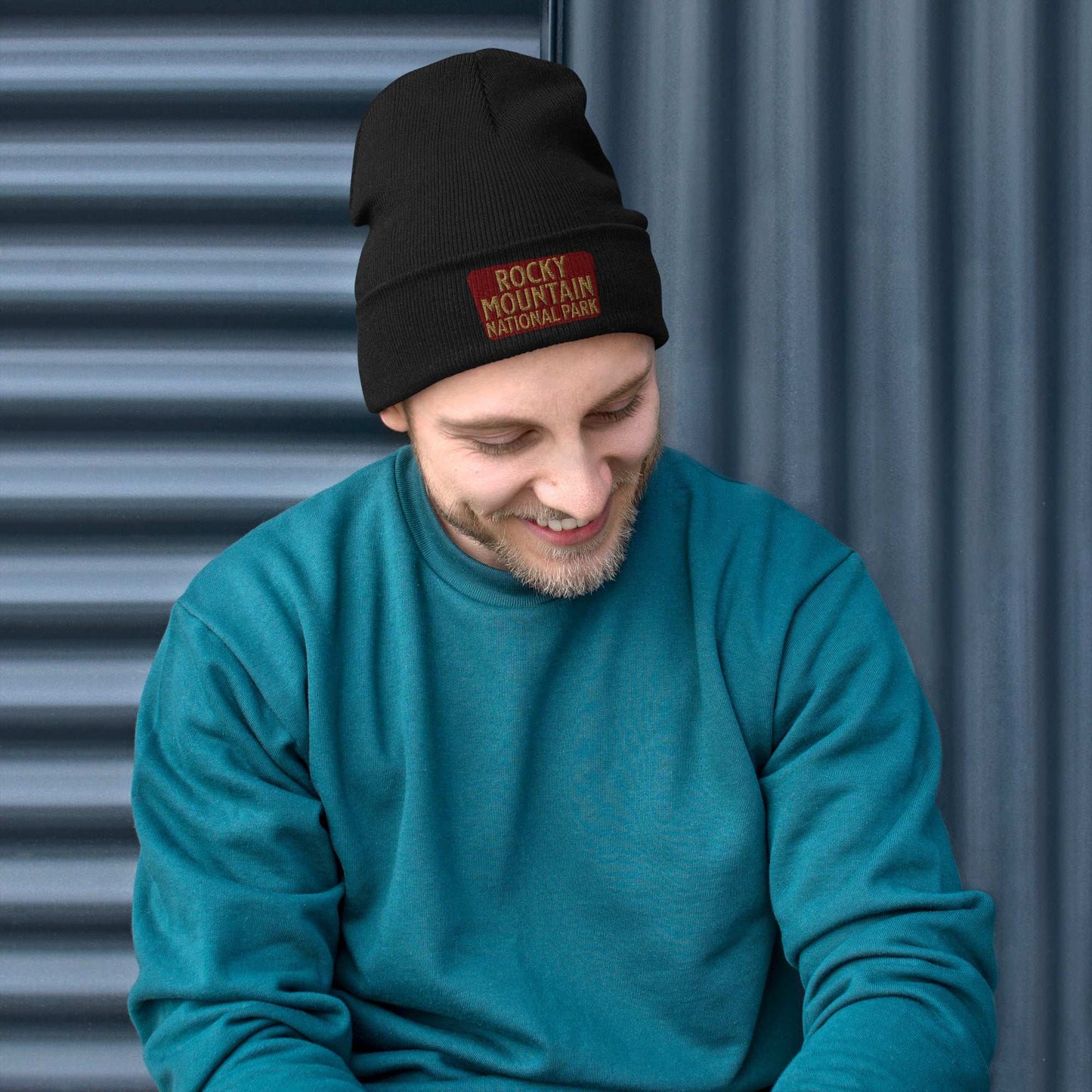 Rocky Mountain Embroidered Beanie Park Service Apparel