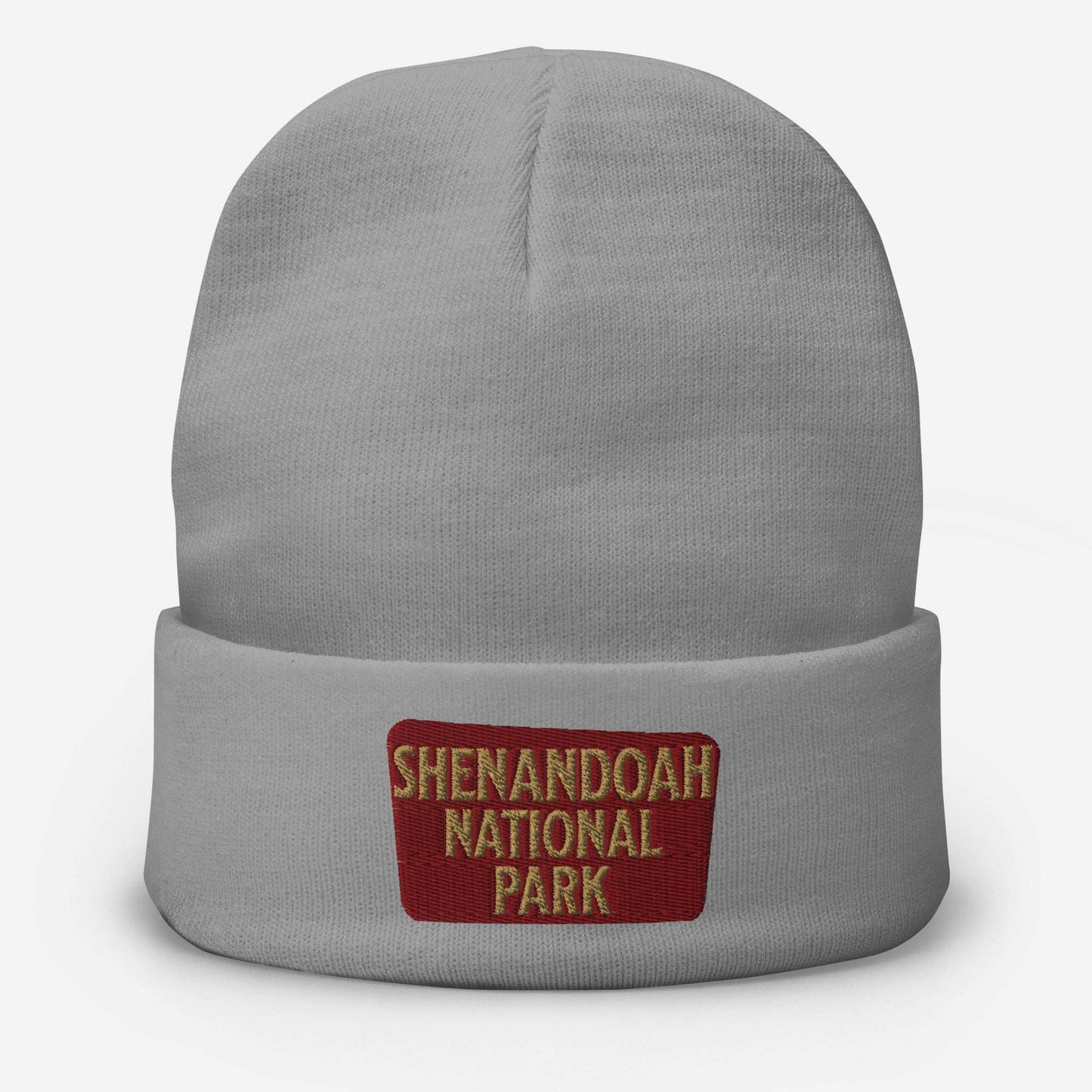 Shenandoah Embroidered Beanie Beanie Park Service Apparel Gray