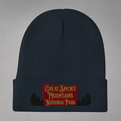 Great Smoky Mountain National Park Embroidered Beanie Beanie Park Service Apparel