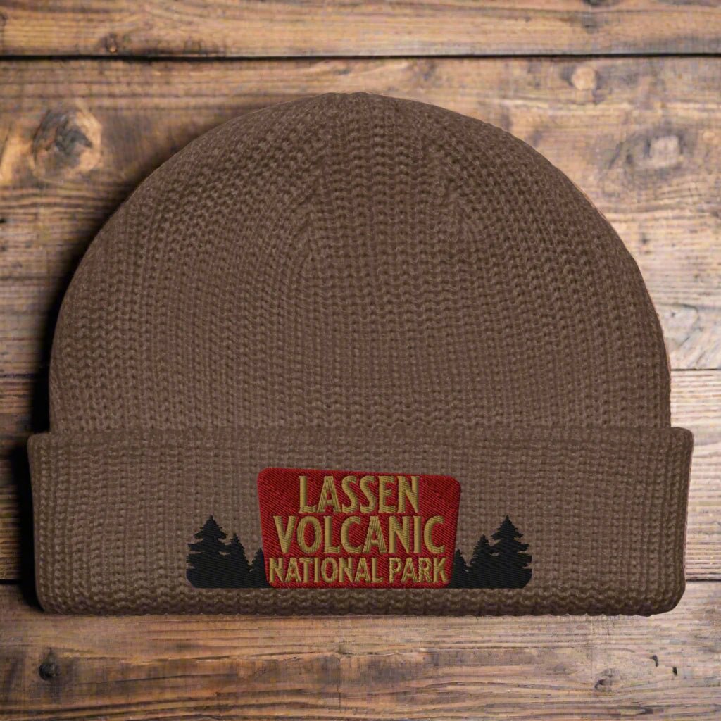 Lassen Volcanic National Park Embroidered Beanie - Parks Apparelhat