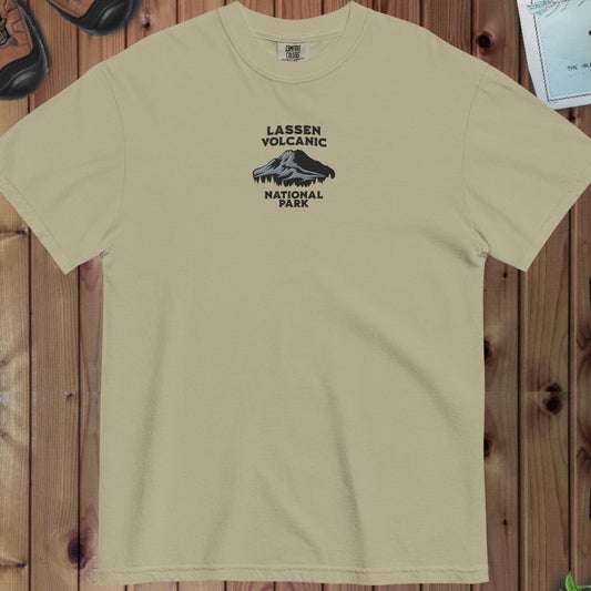 Lassen Volcanic National Park embroidered premium t-shirt primary product view