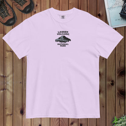Lassen Volcanic National Park embroidered premium t-shirt detail or alternate product view