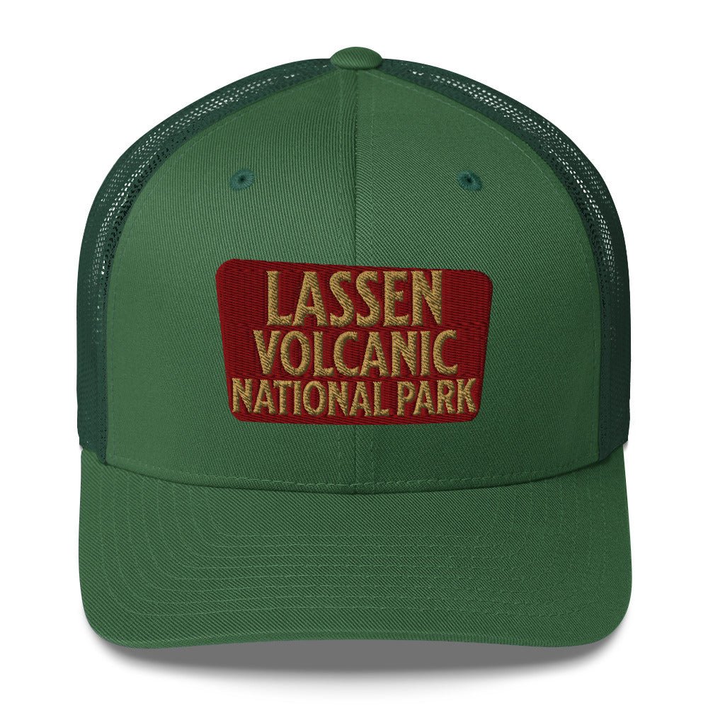 Lassen Volcanic National Park Embroidered Trucker Hat - Parks Apparelhat