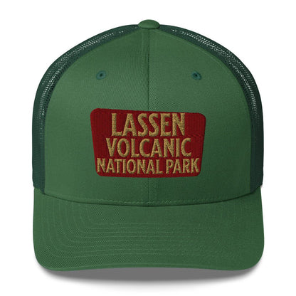 Lassen Volcanic National Park Embroidered Trucker Hat - Parks Apparelhat