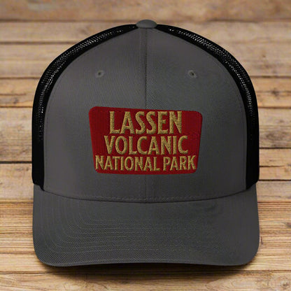 Lassen Volcanic National Park embroidered trucker hat primary product view