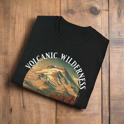 Lassen Volcanic National Park volcanic wilderness graphic t-shirt alternate apparel color or angle