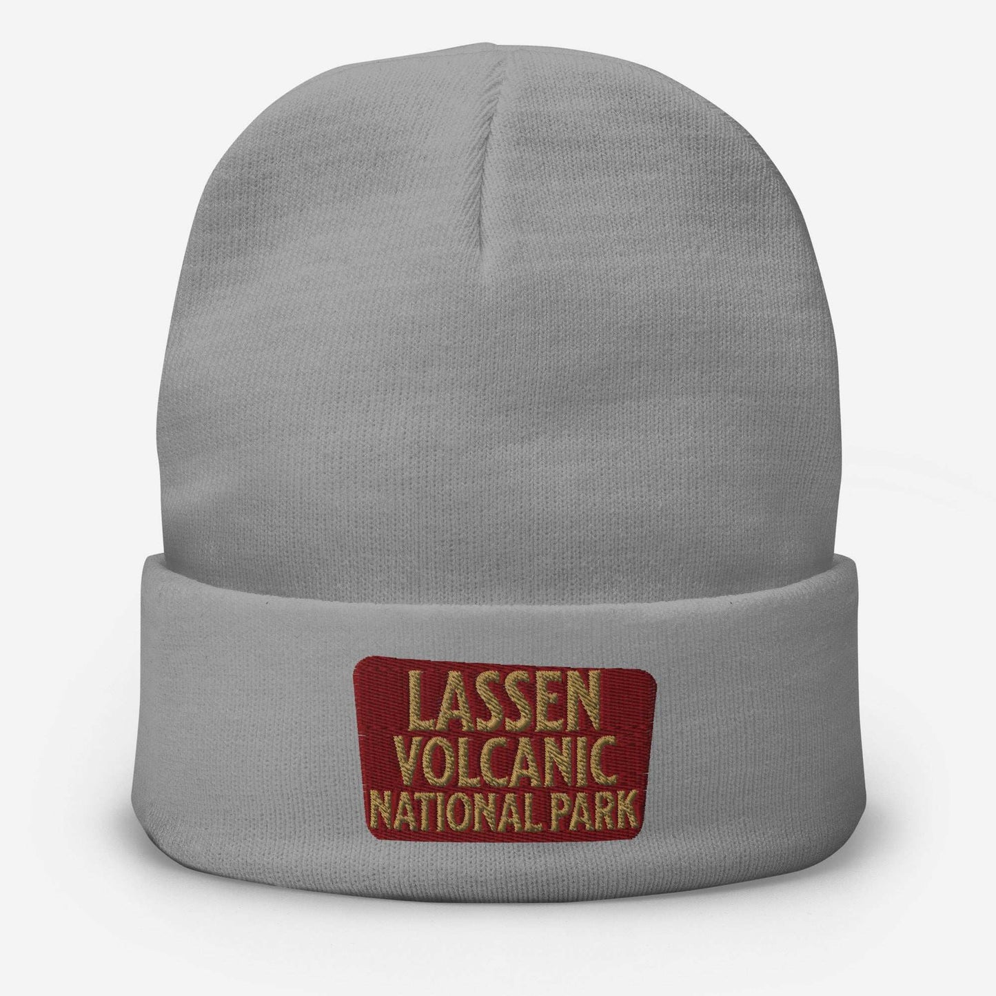 Lassen Volcanic National Park embroidered beanie alternate product angle