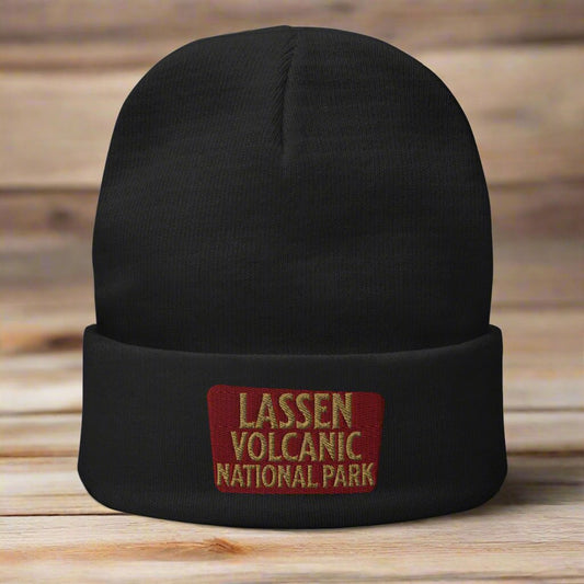 Lassen Volcanic National Park embroidered beanie primary product view