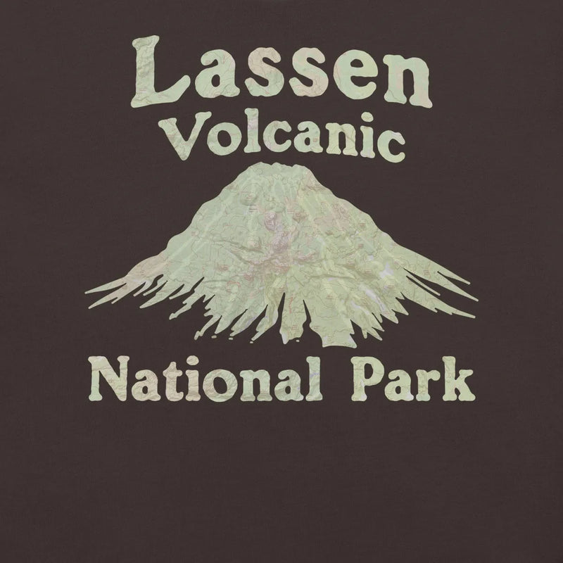 Lassen Volcanic Topo Tee - Parks ApparelT-Shirt