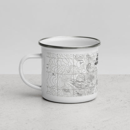 Lassen Volcanic National Park topographic camp mug alternate product angle