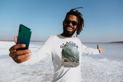 Glacier National Park Going To The Sun Road Unisex Long Sleeve T-shirt Long-sleeve Printify