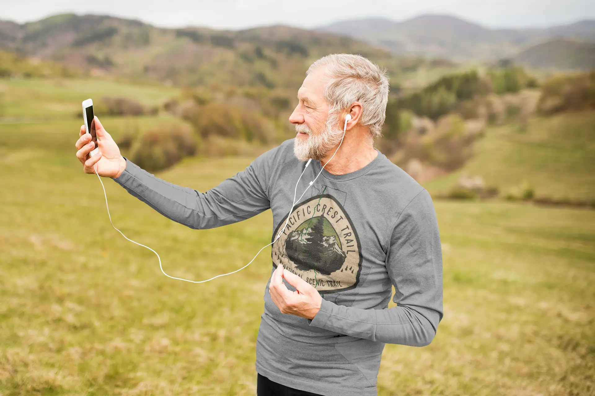 Pacific Crest National Scenic Trail Unisex Long Sleeve T-shirt PCT Long-sleeve Printify
