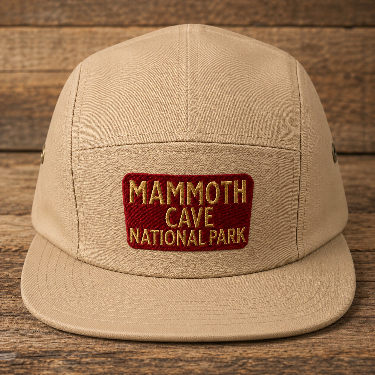 Mammoth Cave National Park 5-Panel Hat in Khaki