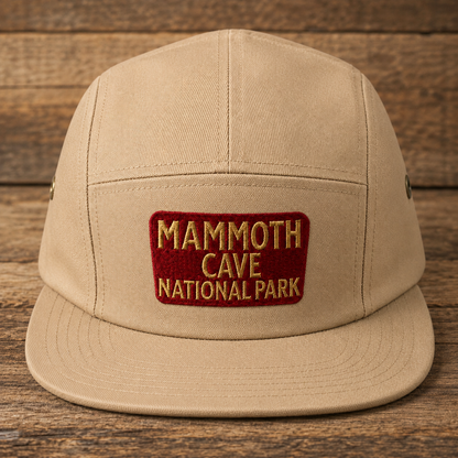 Mammoth Cave National Park 5-Panel Hat in Khaki