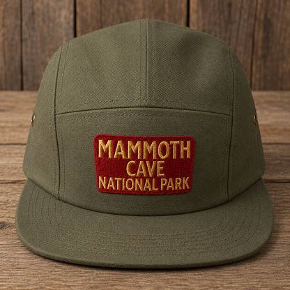 Mammoth Cave National Park 5-Panel Hat in Olive