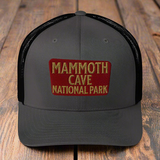Mammoth Cave National Park embroidered trucker hat primary product view