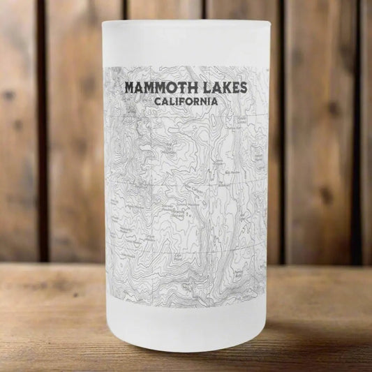 Mammoth Lakes California Topographic Pint Mug - Parks ApparelPint Mug