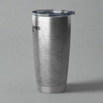 Mammoth Lakes California Topographic Tumbler 20oz USGS Map - Parks ApparelMug