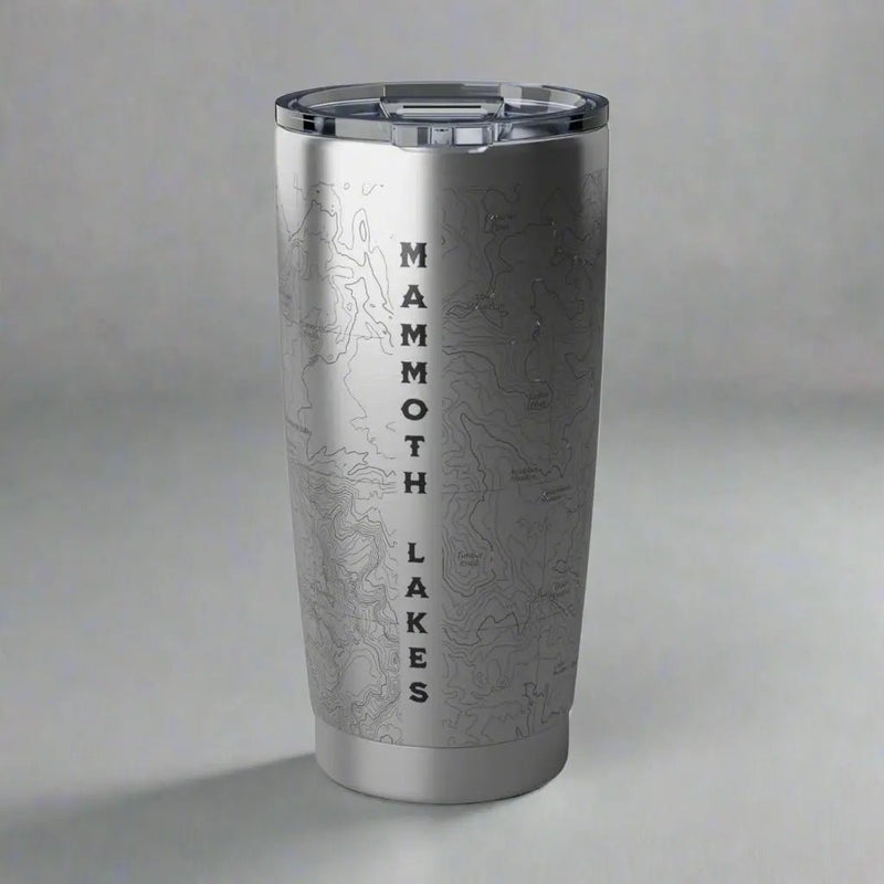 Mammoth Lakes California Topographic Tumbler 20oz USGS Map - Parks ApparelMug