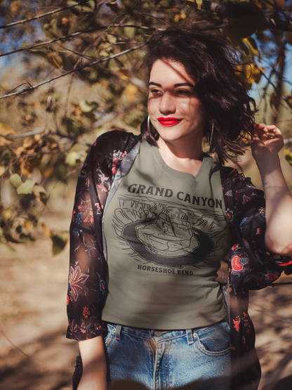Grand Canyon Horseshoe Bend Unisex Fit Soft T-Shirt T-Shirt Printify
