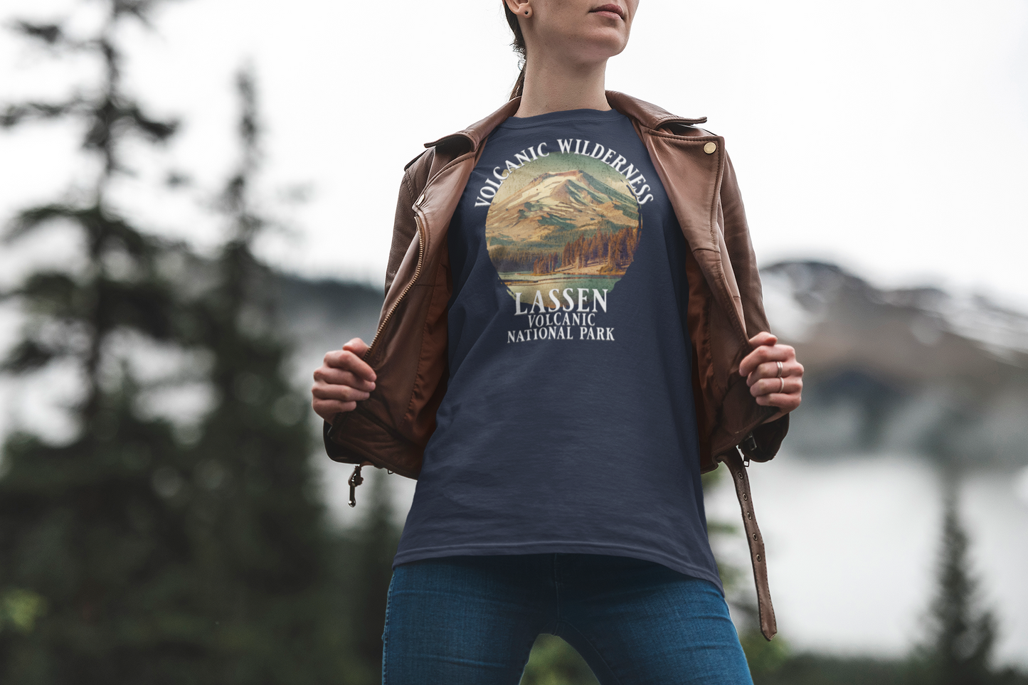 Lassen Volcanic National Park Unisex T-Shirt T-Shirt Printify
