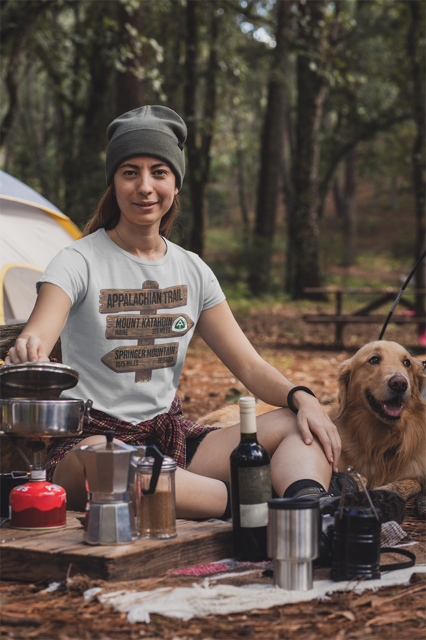 Appalachian Trail Unisex T-Shirt Katahdin Springer 2200 Miles T-Shirt Printify